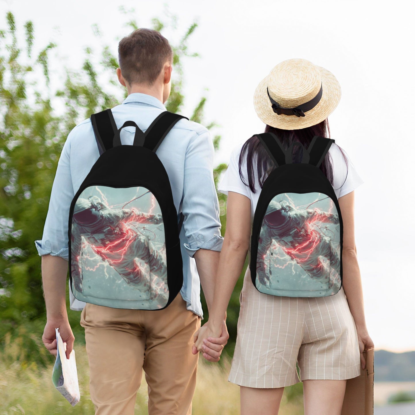 Simple casual canvas backpack (no lining, no compartments)