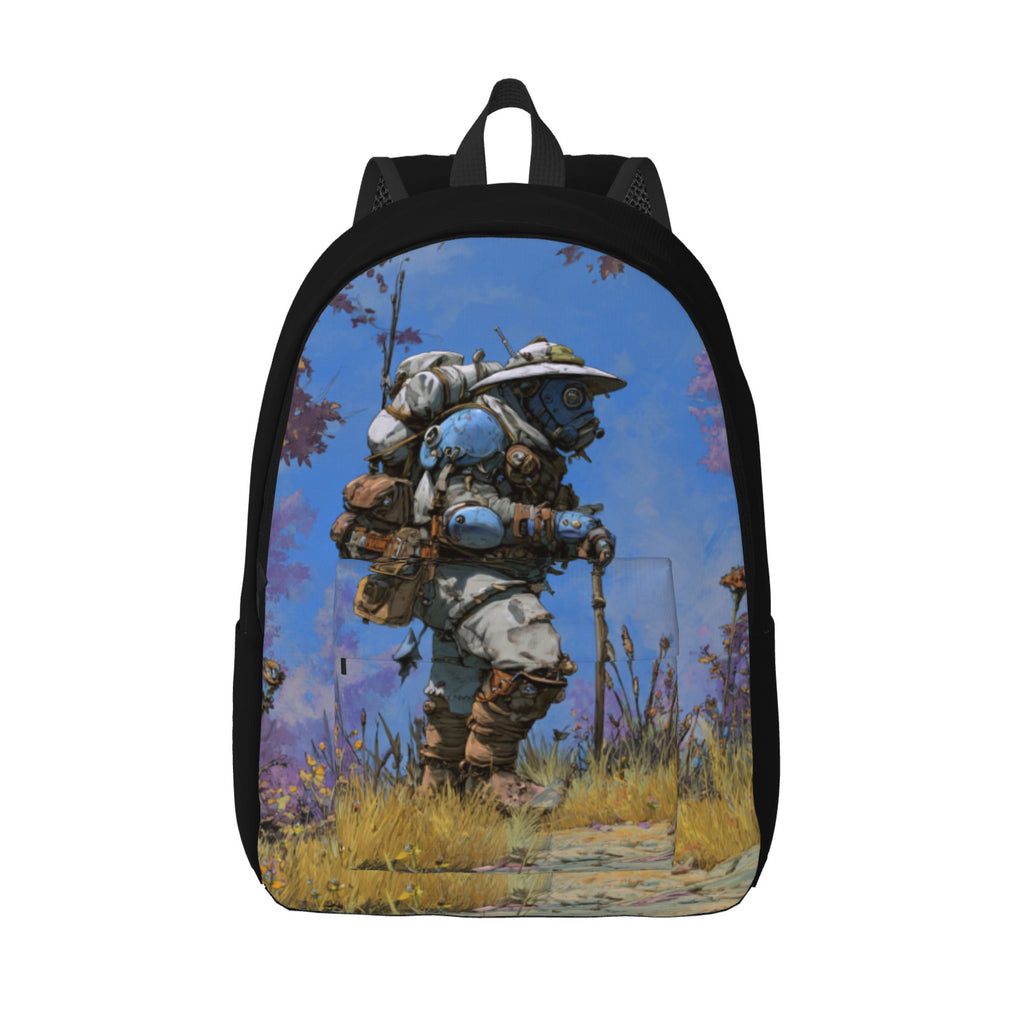 Simple casual canvas backpack (no lining, no compartments)