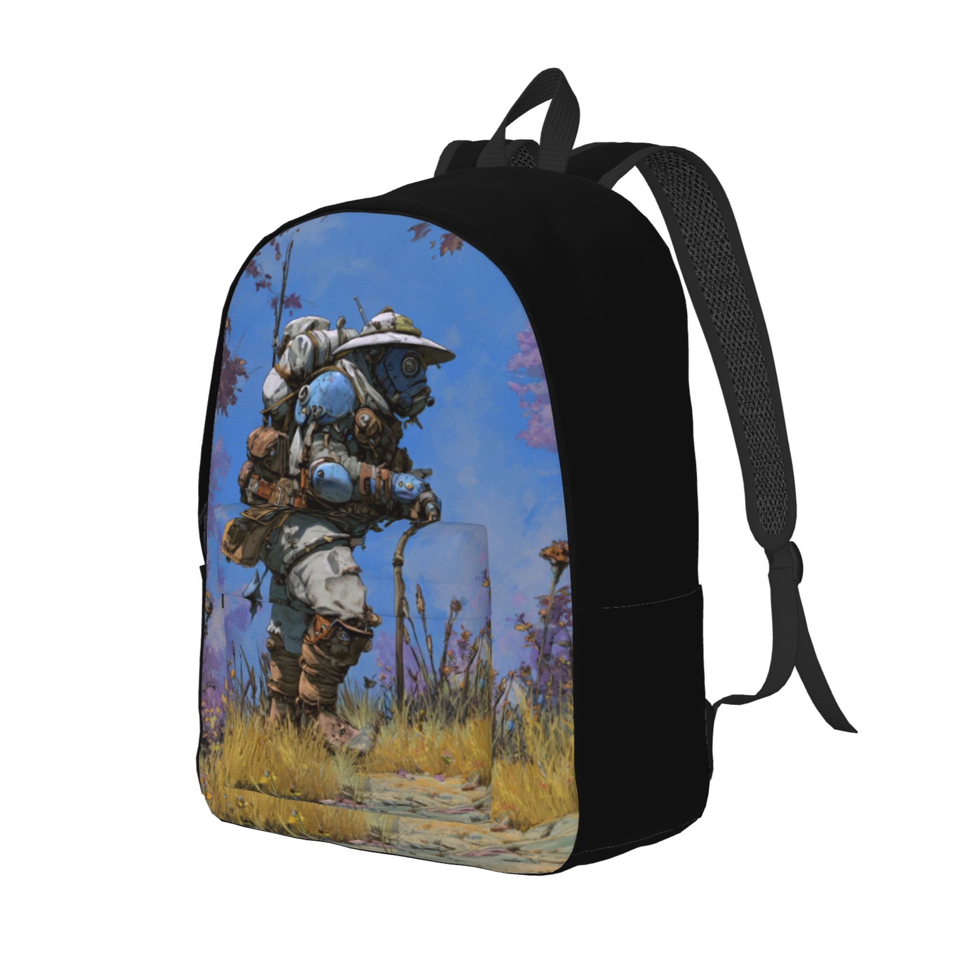 Simple casual canvas backpack (no lining, no compartments)